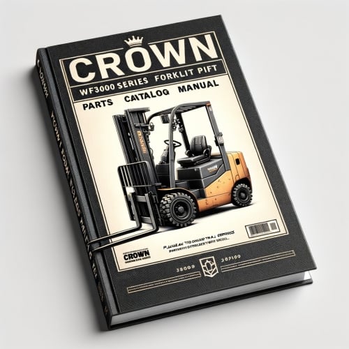 Crown WF3000 Series Forklift Parts Catalog Manual Instant Download PDF