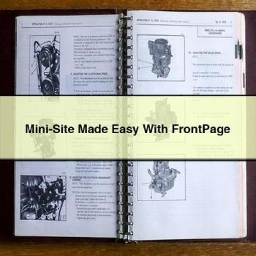 Mini-Site Made Easy With FrontPage