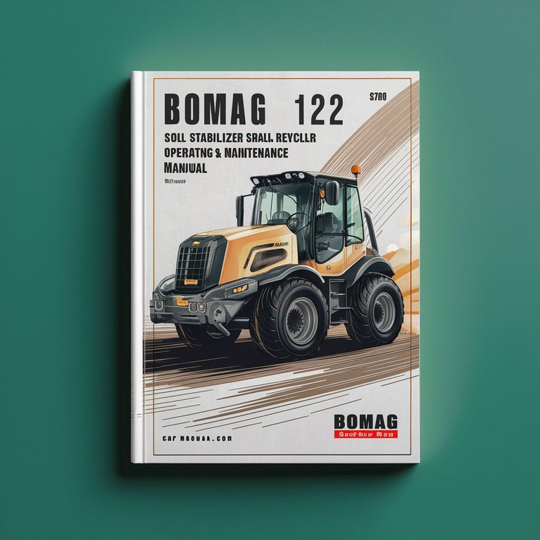 Bomag MPH 122 Soil Stabilizer Asphalt Recycler Operating & Maintenance Manual Download PDF