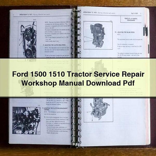 Ford 1500 1510 Tractor Service Repair Workshop Manual