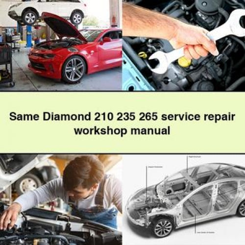 Same Diamond 210 235 265 Manual de taller de reparación de servicio Descargar PDF