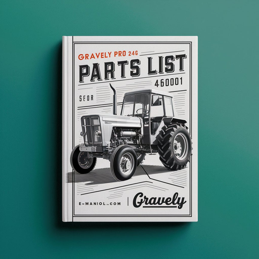 Gravely Pro 24-G Parts List for Tractor 46001