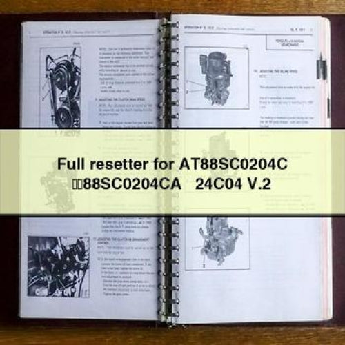 Full resetter for AT88SC0204C &#1040;&#1058;88SC0204CA + 24C04 V.2