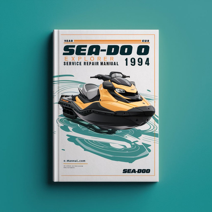 Sea-Doo Explorer 1994 Manuel de réparation du service PDF Télécharger