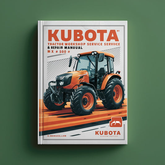 Kubota MX5000 Tractor Workshop Service & Repair Manual MX 5000 # 1