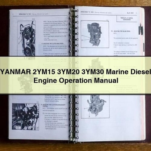 YANMAR 2YM15 3YM20 3YM30 Marine DIESEL Engine Operation Manual Download PDF