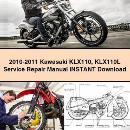 2010-2011 Kawasaki KLX110 KLX110L Service Repair Manual Instant Download PDF