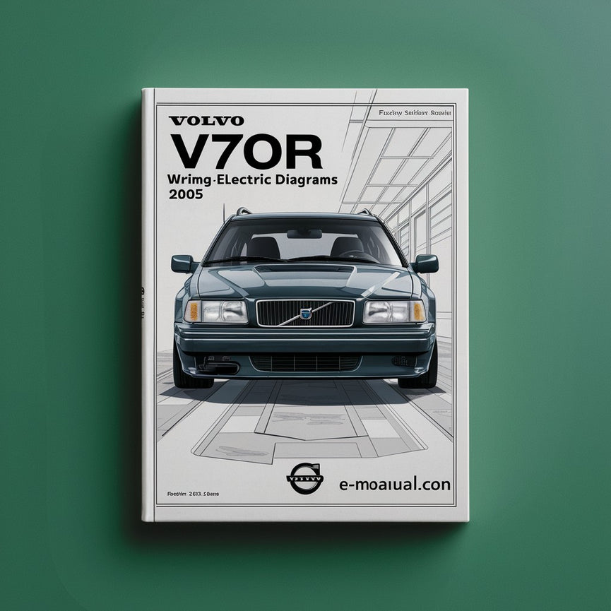 Diagramas eléctricos de cableado Volvo V70R 2005 Manual de reparación de servicio de fábrica