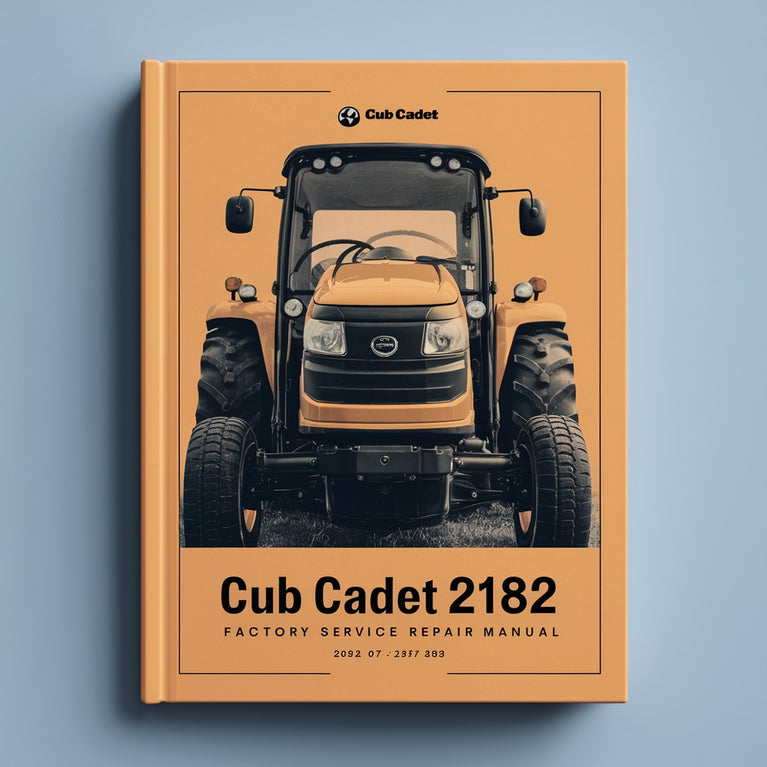 Cub Cadet 2182 Tractor Factory Service Repair Manual