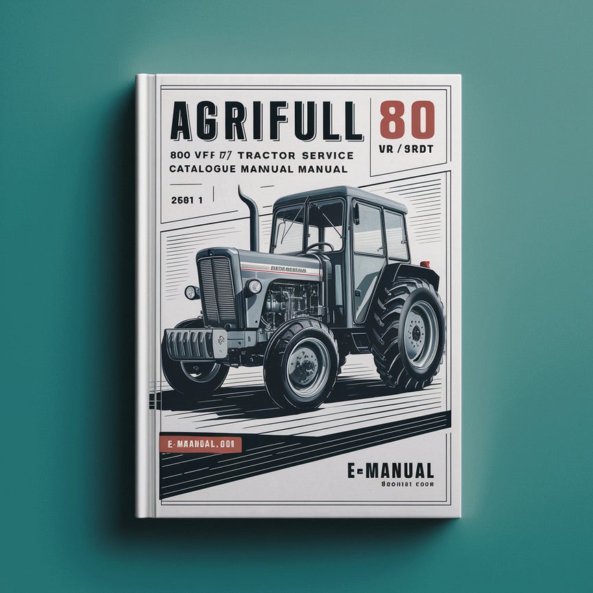 Agrifull 80 60 V/F 2RM/DT Manuel du catalogue de pièces de service pour tracteur # 1 PDF Télécharger