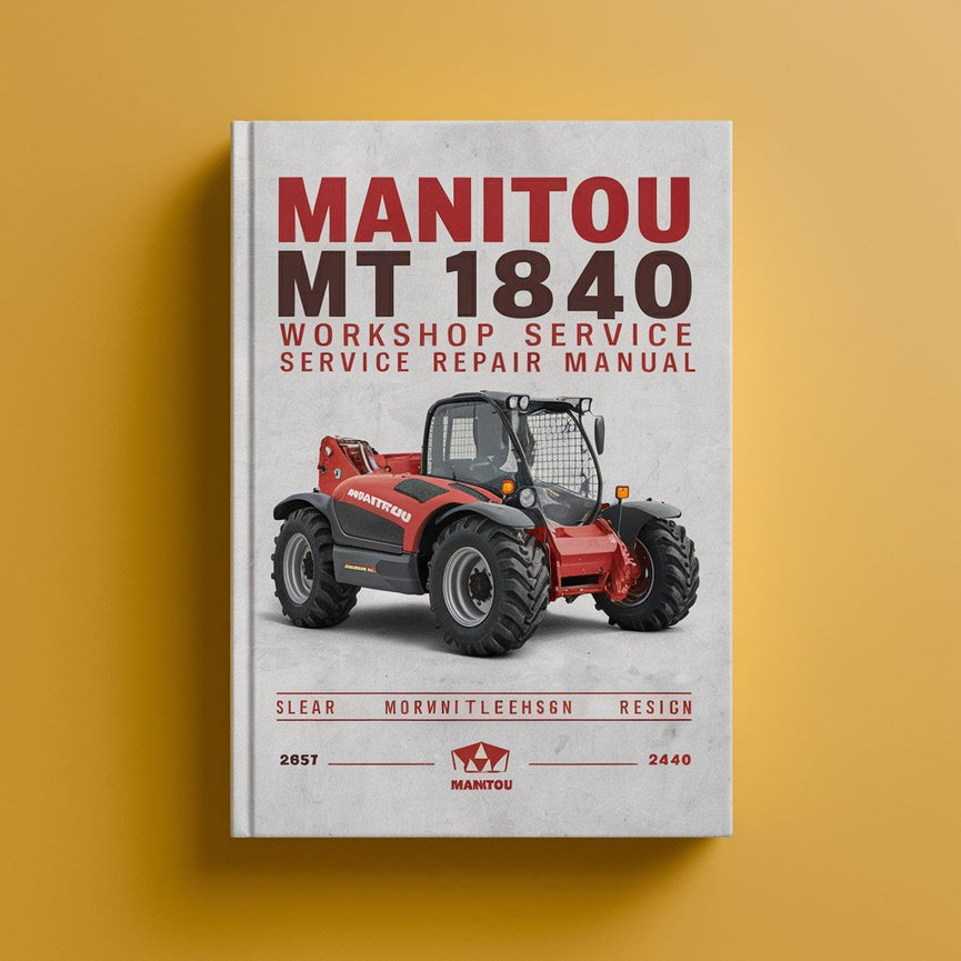 Manitou MT1840 MT 1840 Workshop Service Repair Manual PDF Download