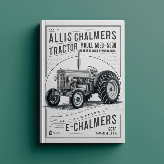 Allis Chalmers Tractor Model 5020 5030 Workshop Service Repair Manual