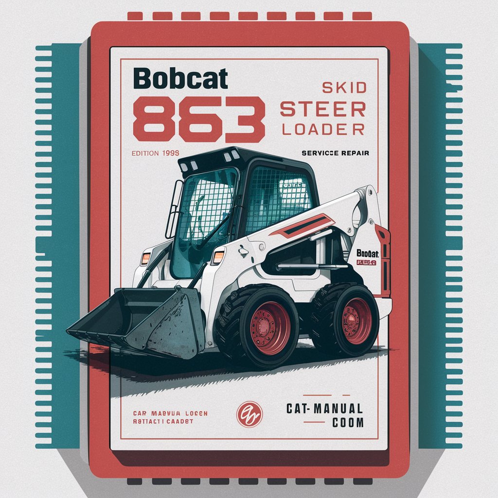BOBCAT 863 SKID Steer Loader SN 514425001 & Above (EDITION 1998) Service Repair Manual