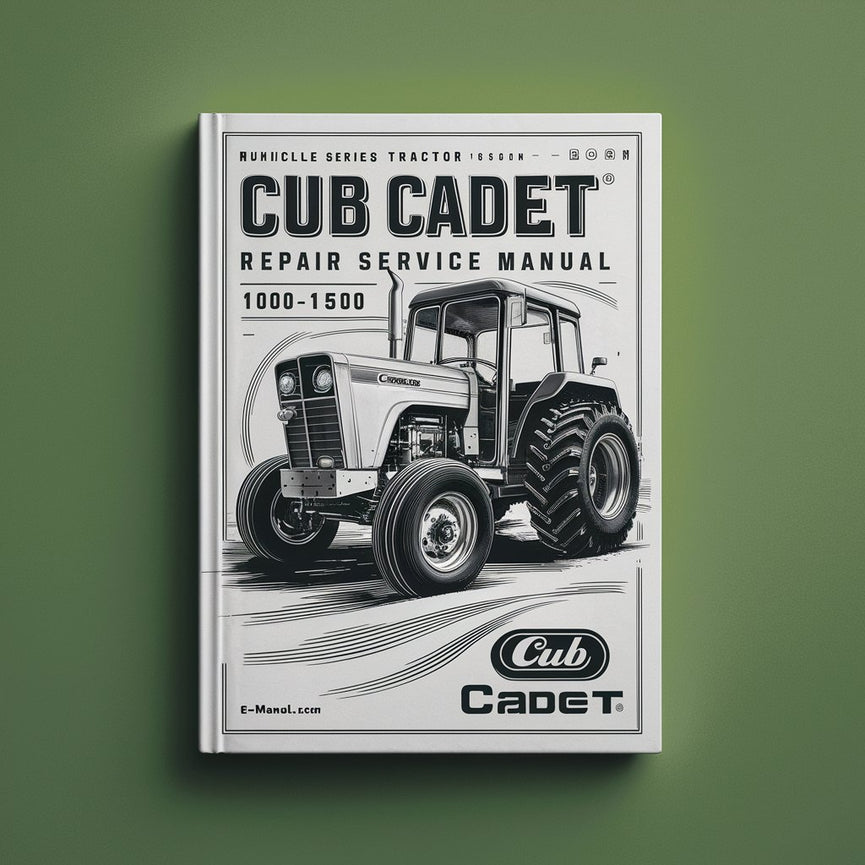 Cub Cadet Series Tractor 1000-1500 Repair Service Manual