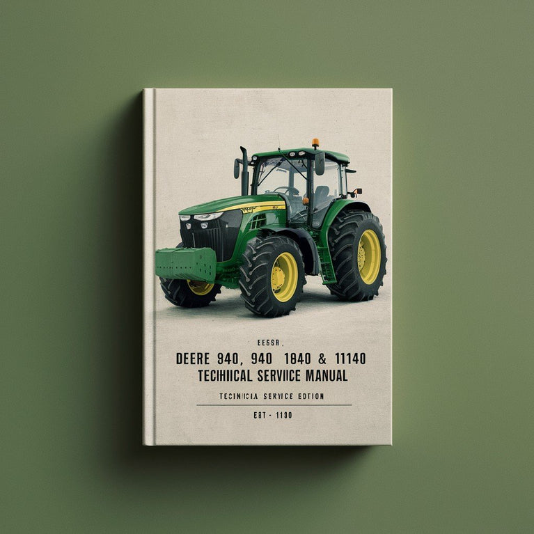 Deere 840 940 1040 & 1140 Tractors Technical Service Repair Manual (tm4353)