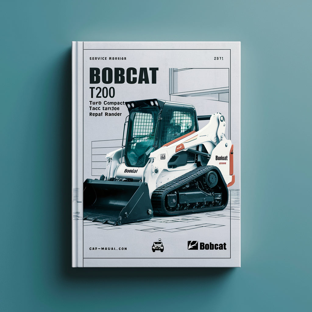 BOBCAT T200 Turbo Compact TRACK Loader SN 517515001 & Above Factory Service Repair Manual