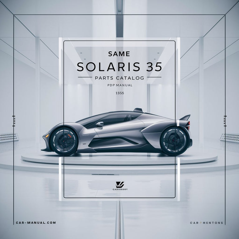 Same Solaris 35 Parts Catalog Manual