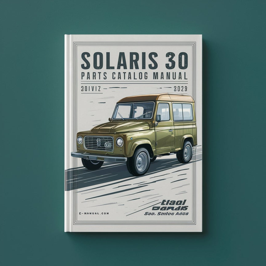 Même catalogue de pièces Solaris 30 Téléchargement du manuel PDF