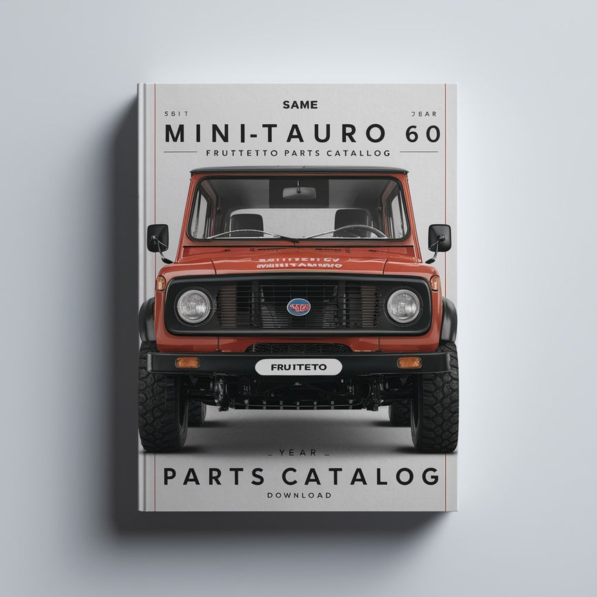 Same Minitauro 60 Frutteto Parts Catalog Manual