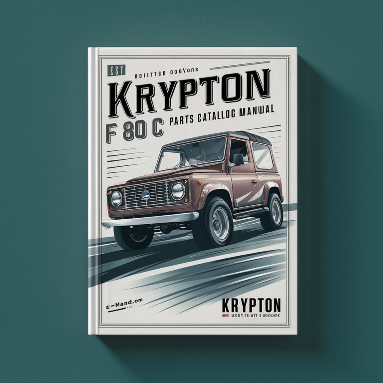 Same Krypton F 80 C Parts Catalog Manual