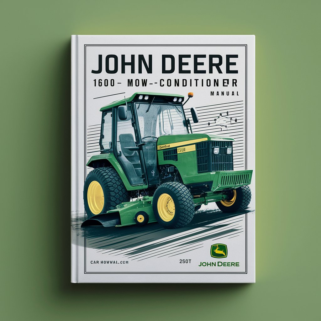 John Deere 1600A Mower-Conditioner Technical Manual