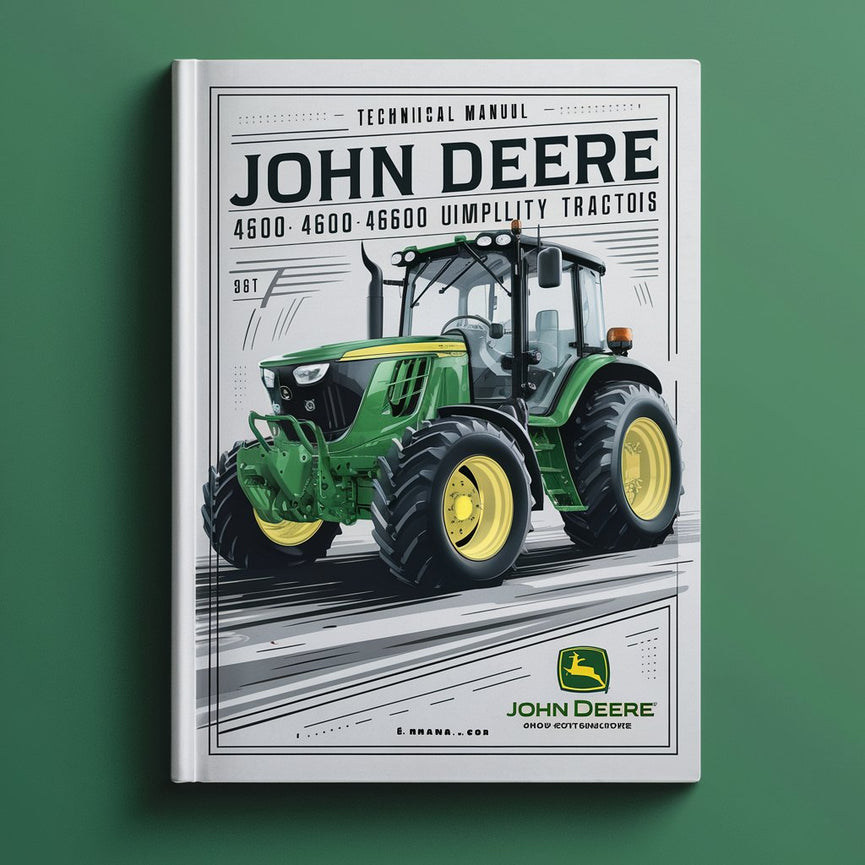 Manual técnico de tractores utilitarios compactos John Deere 4500 4600 4700 Descargar PDF