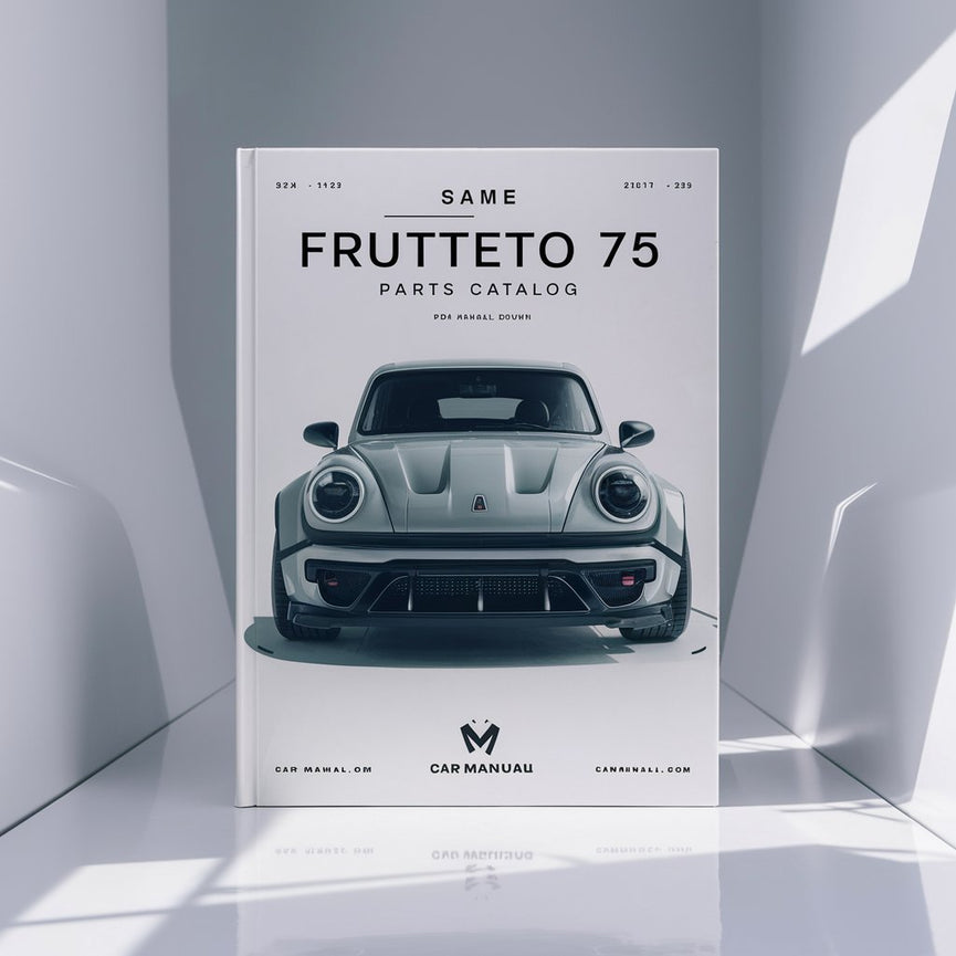 Same Frutteto 75 Parts Catalog Manual