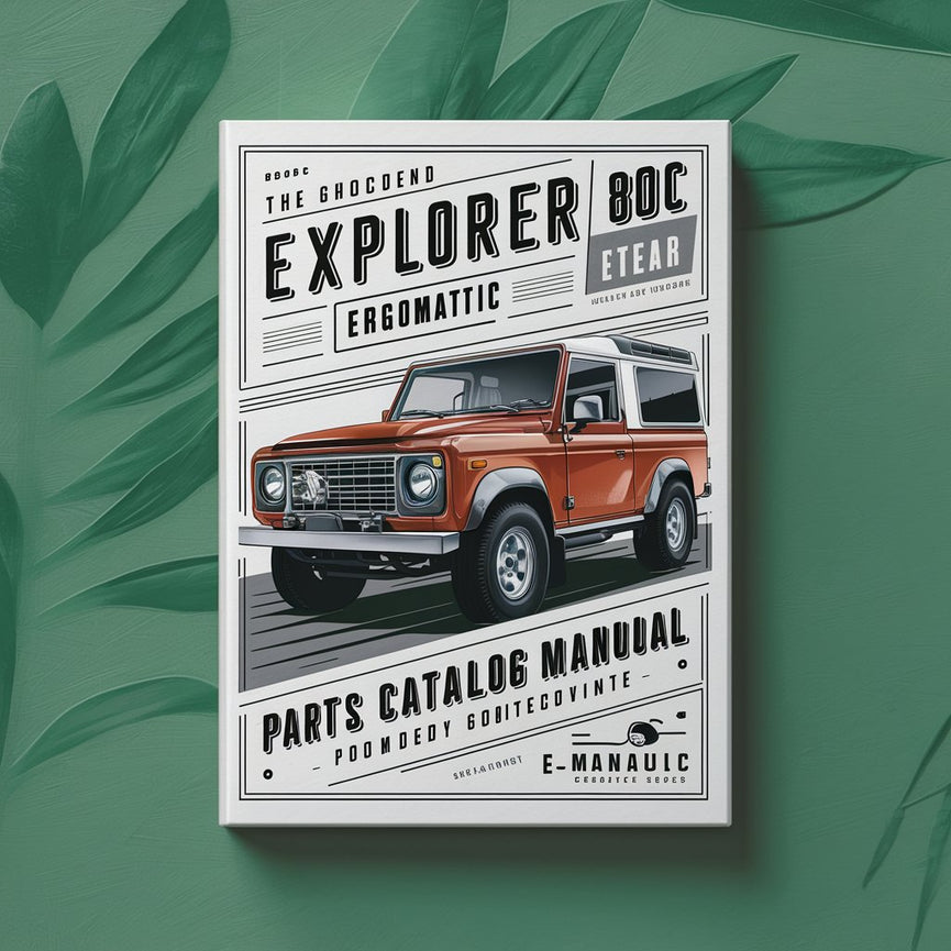 Same Explorer 80C Ergomatic Parts Catalog Manual