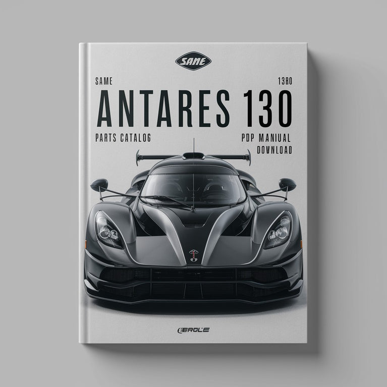 Samma Antares 130 Delkatalog Manual