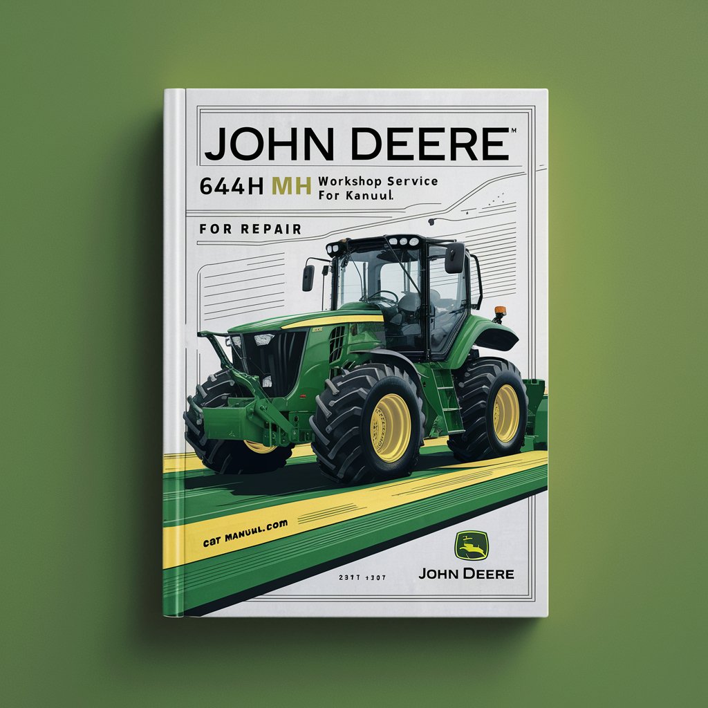 John Deere 644H MH Loader Workshop Service Manual for Repair