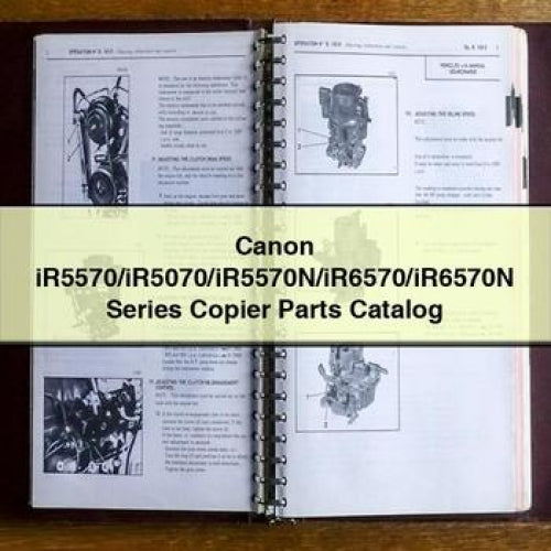 Canon iR5570/iR5070/iR5570N/iR6570/iR6570N Series Copier Parts Catalog