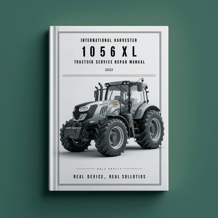 Manual de reparación del servicio del tractor International Harvester 1056XL