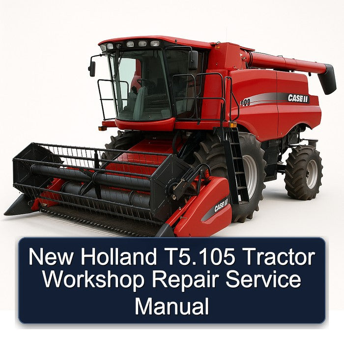New Holland T5.105 Tractor Service Repair Workshop Manual