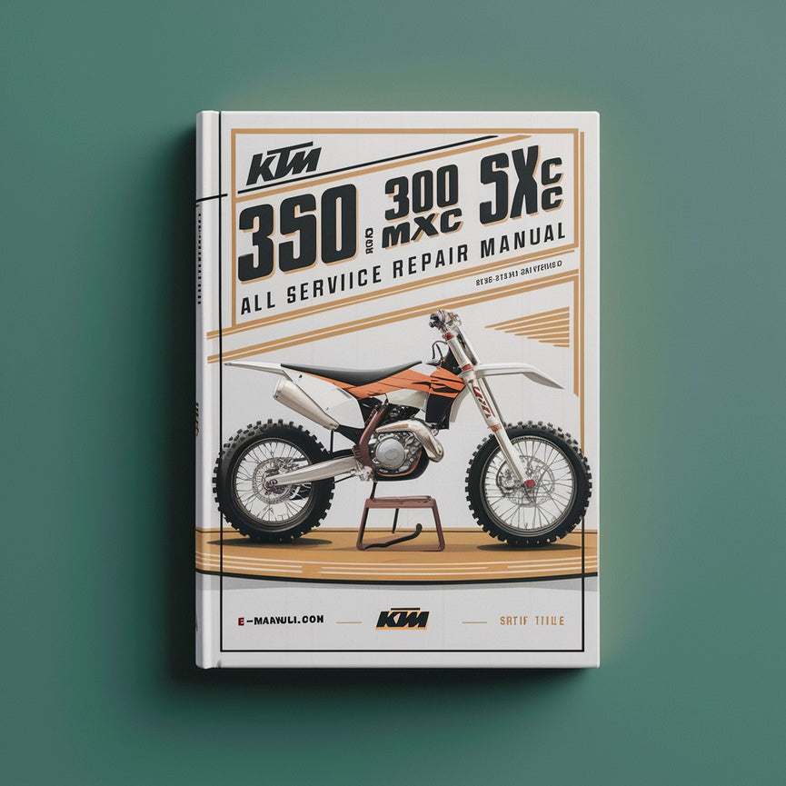 KTM 250 300 380 SX MXC EXC 2003 Manual de reparación de todos los servicios Descargar PDF