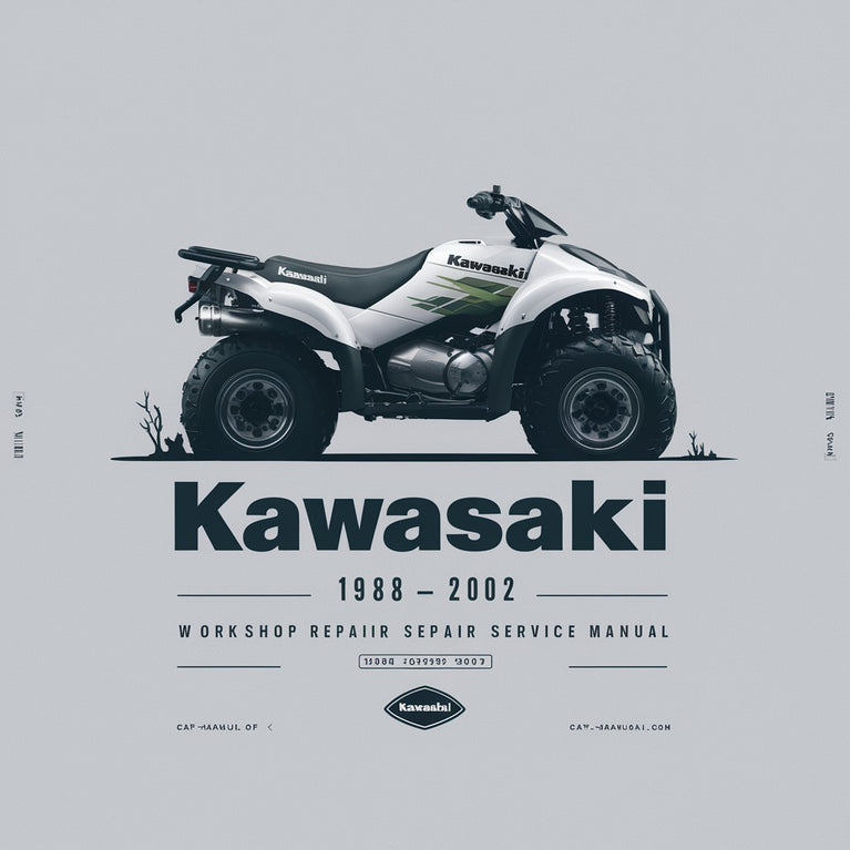 Kawasaki Bayou 220 1988-2002 Workshop Repair Service Manual