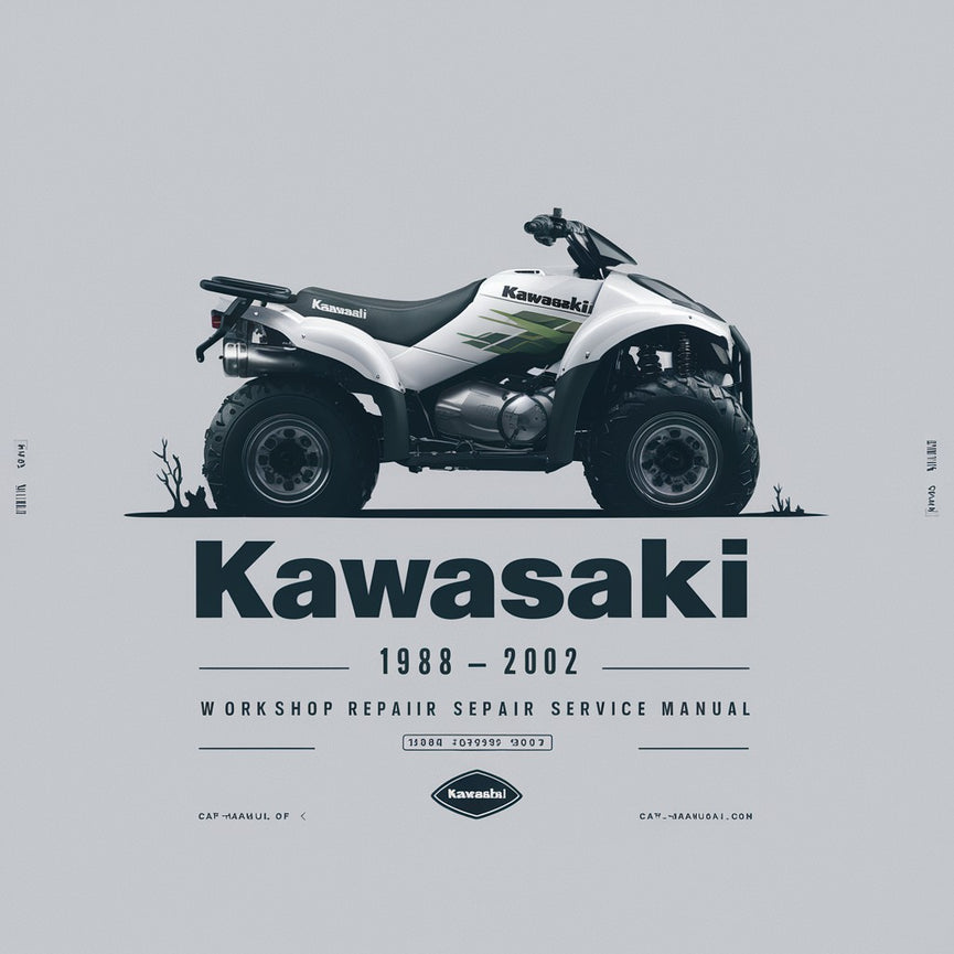 Kawasaki Bayou 220 1988-2002 Manuel de service de réparation d'atelier