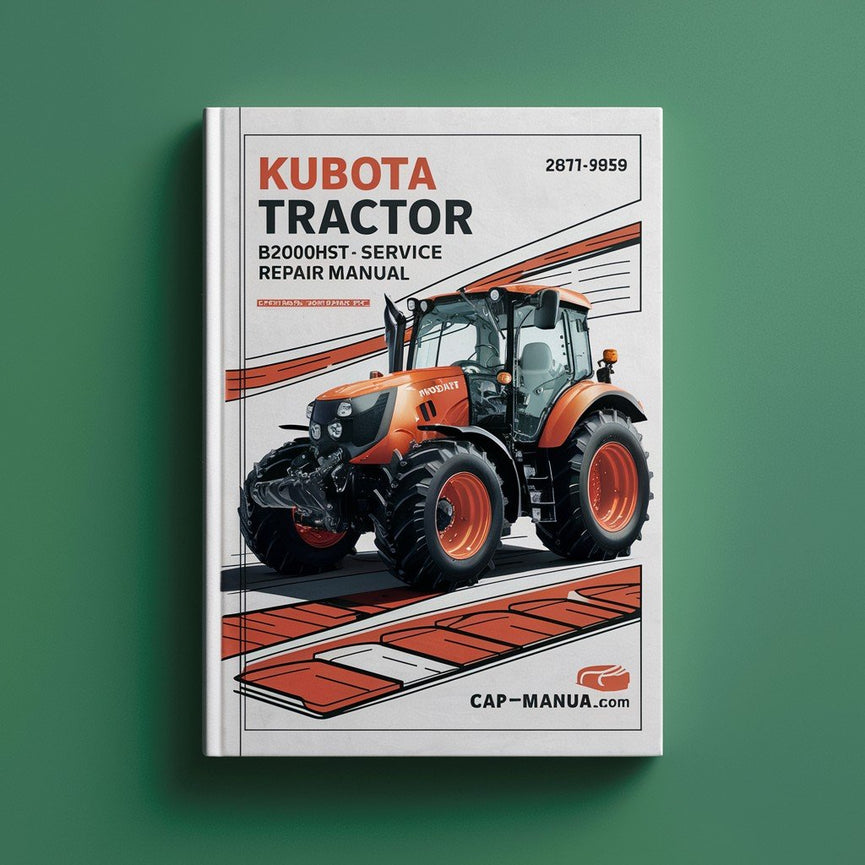 Kubota B6200hst & B7200hst Workshop/Service Manual PDF