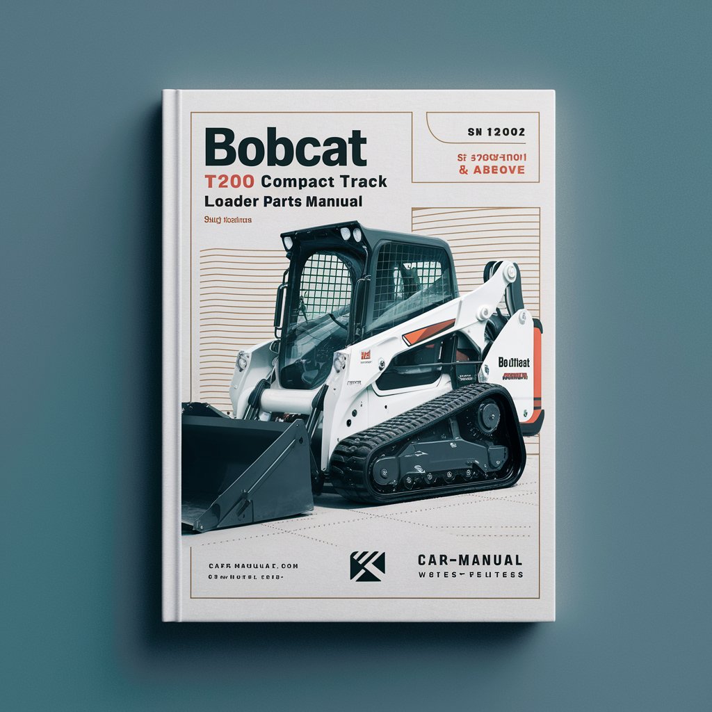 BOBCAT T200 Turbo Compact TRACK Loader Parts Manual SN 518911001 & Above
