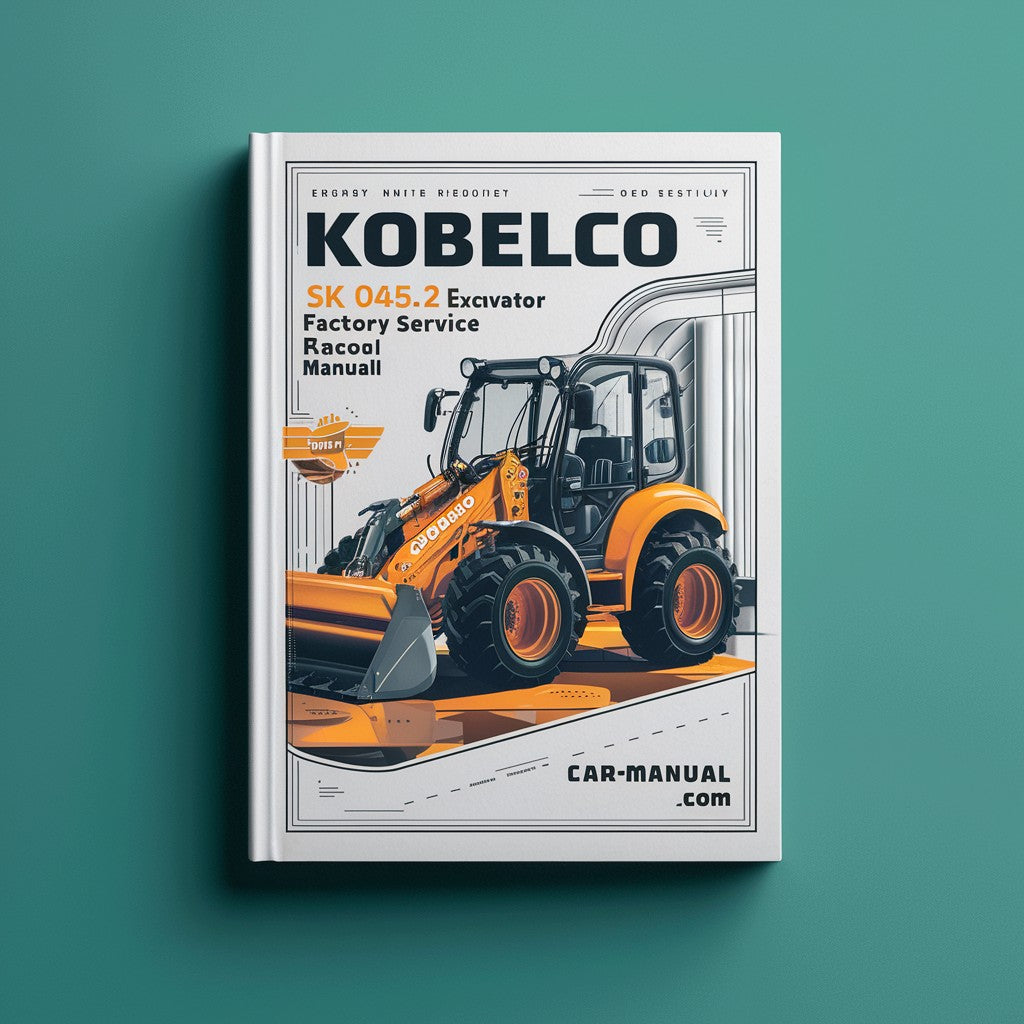 Kobelco SK045-2 Mini Excavator Factory Service Repair Manual
