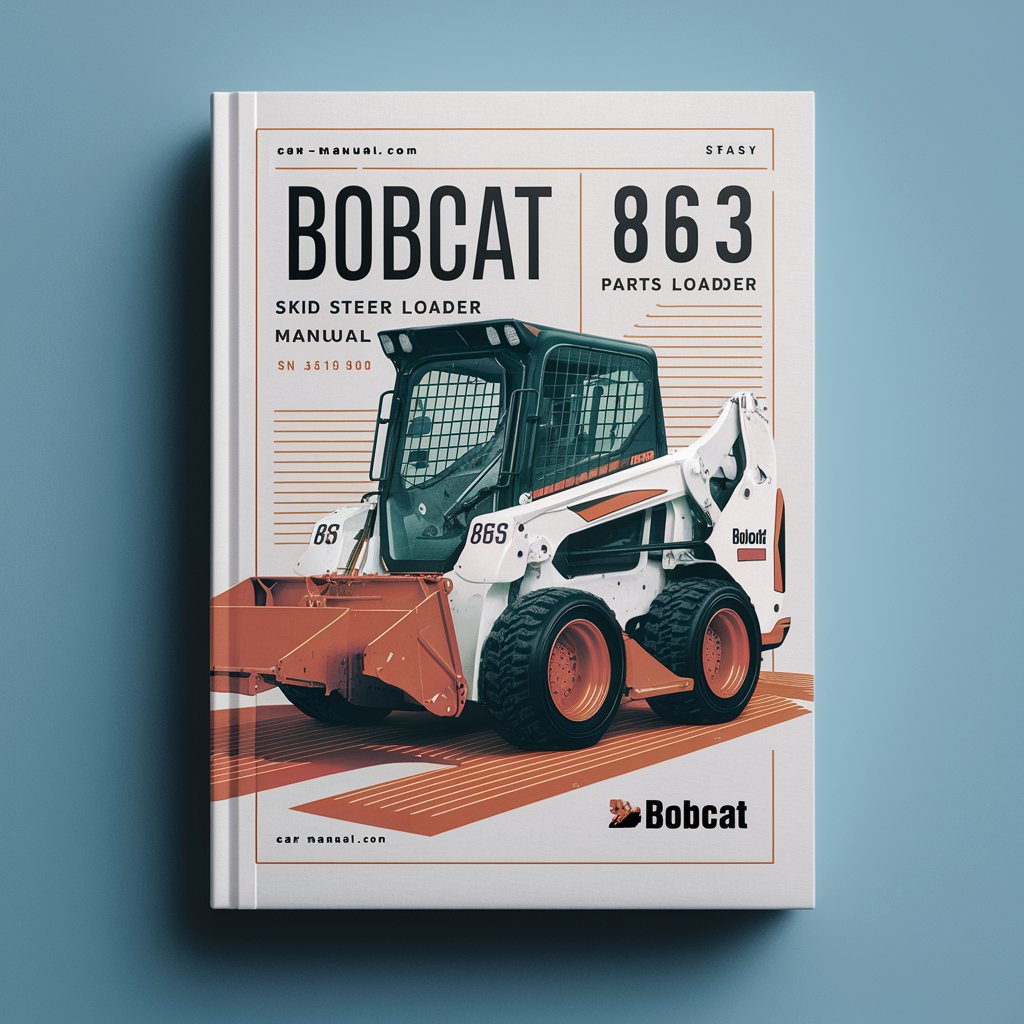 BOBCAT 863 SKID Steer Loader Parts Manual SN 514411001-39999