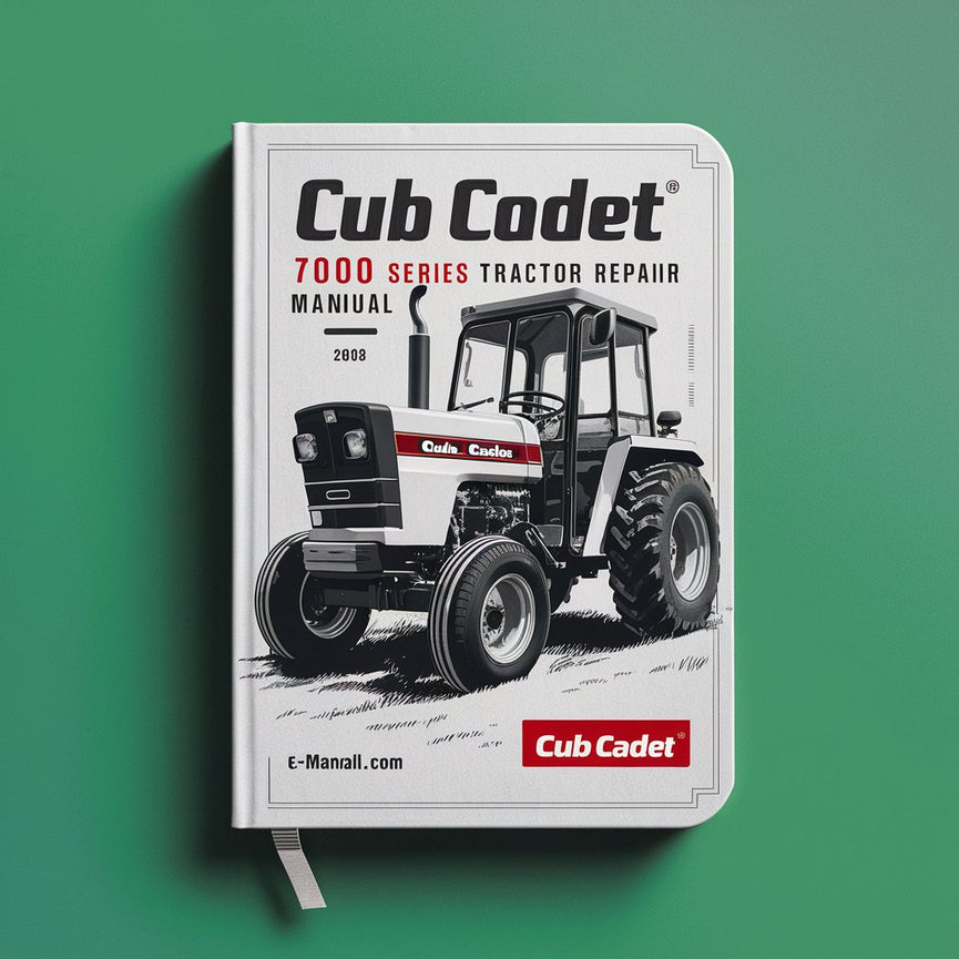 Manual de reparación del tractor Cub Cadet serie 7000 Descargar PDF