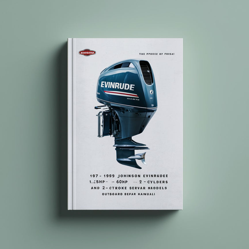 1971-1989 Johnson Evinrude 1.25HP - 60HP 1 & 2 cylinders and 2-stroke models Outboard Service Repair Manual PDF Download