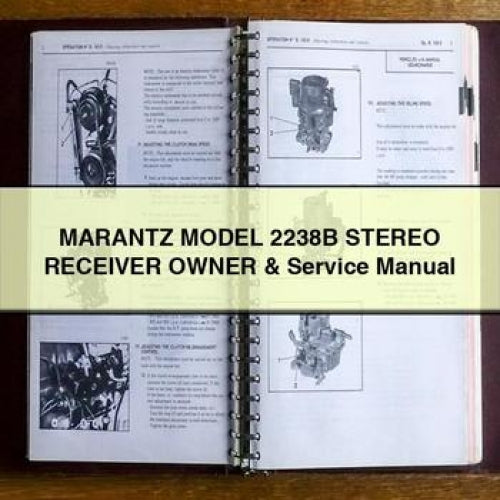 MARANTZ Model 2238B Stereo Receiver Owner & Service Manual PDF Download