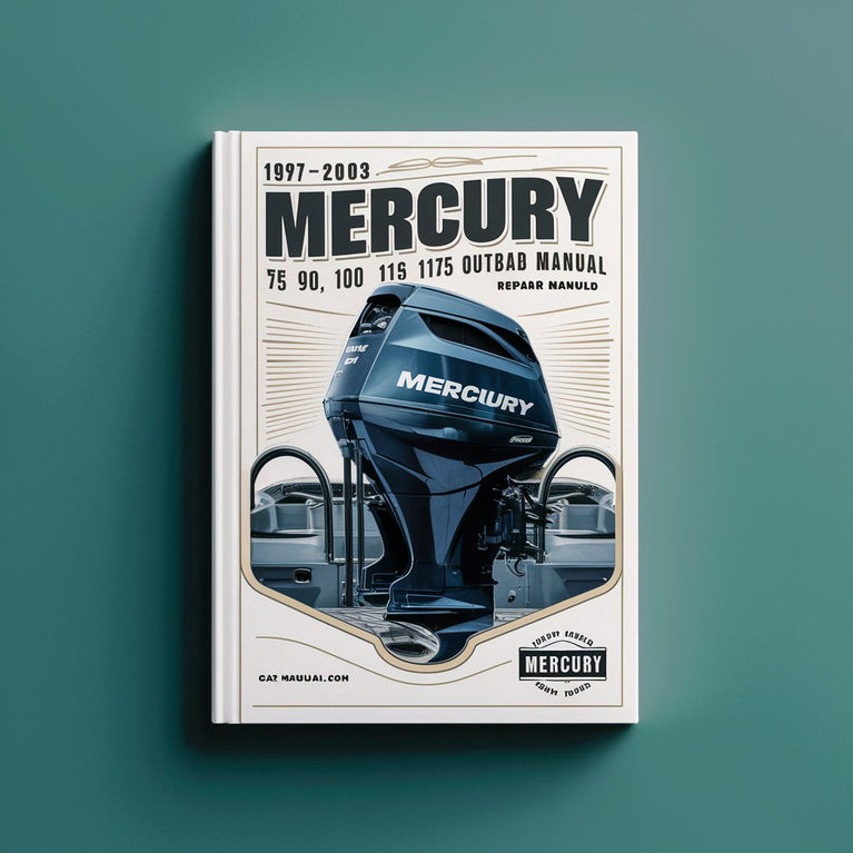 1997-2003 Mercury 75 90 100 115 125HP 2 Stroke Outboard Repair Manual PDF Download