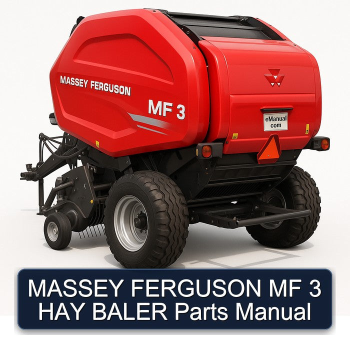 Massey Ferguson MF 3 HAY Baler Parts Catalog PDF