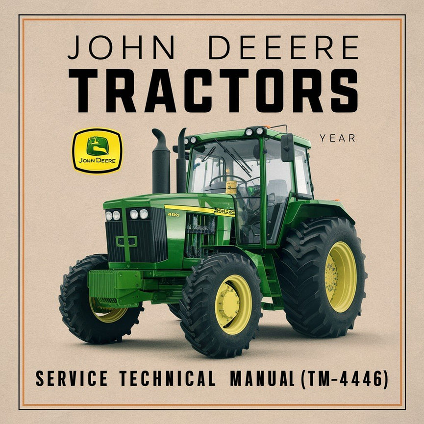 John Deere 1350 1550 1750 1850 1850N 1950 1950N 2250 2450 2650 2650N 2850 3050 3350 3650 Traktorer Service Teknisk Manual(TM4446)