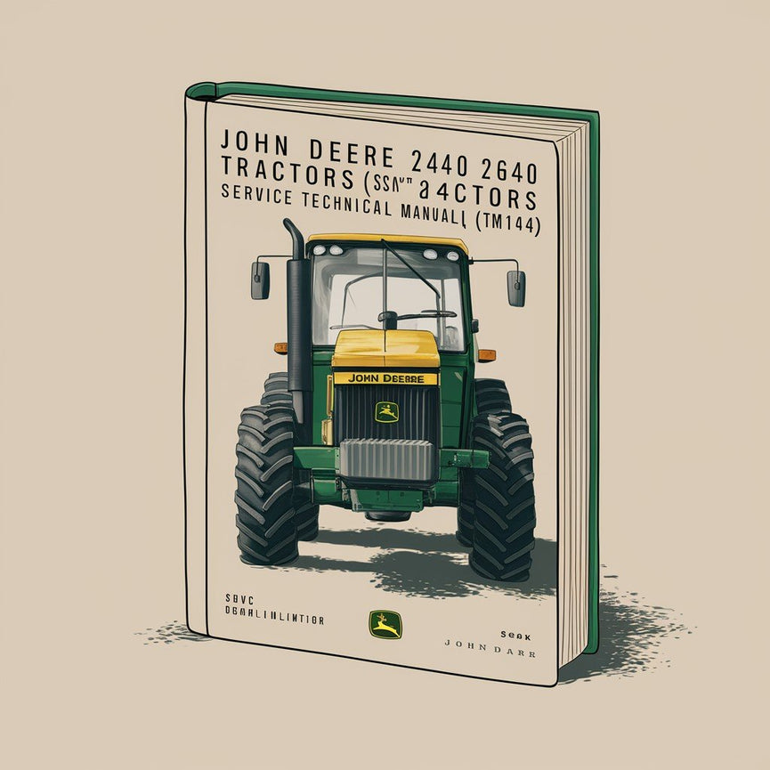 Tracteurs John Deere 2440 2640 (S/N : 340999) Manuel technique d'entretien (TM1142)