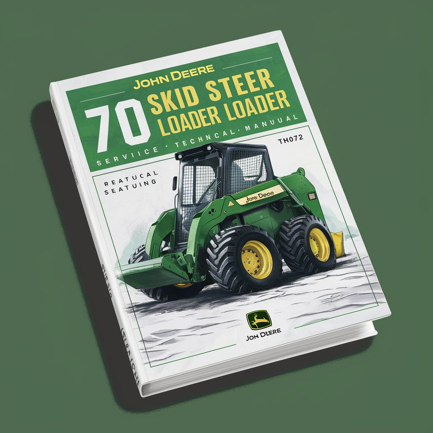 Manual técnico de servicio del minicargador John Deere 70 (TM1072) Descargar PDF