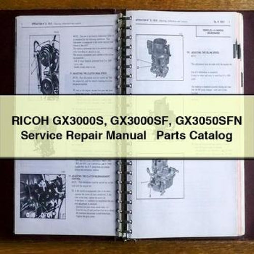 RICOH GX3000S GX3000SF GX3050SFN Service Repair Manual + Parts Catalog PDF Download