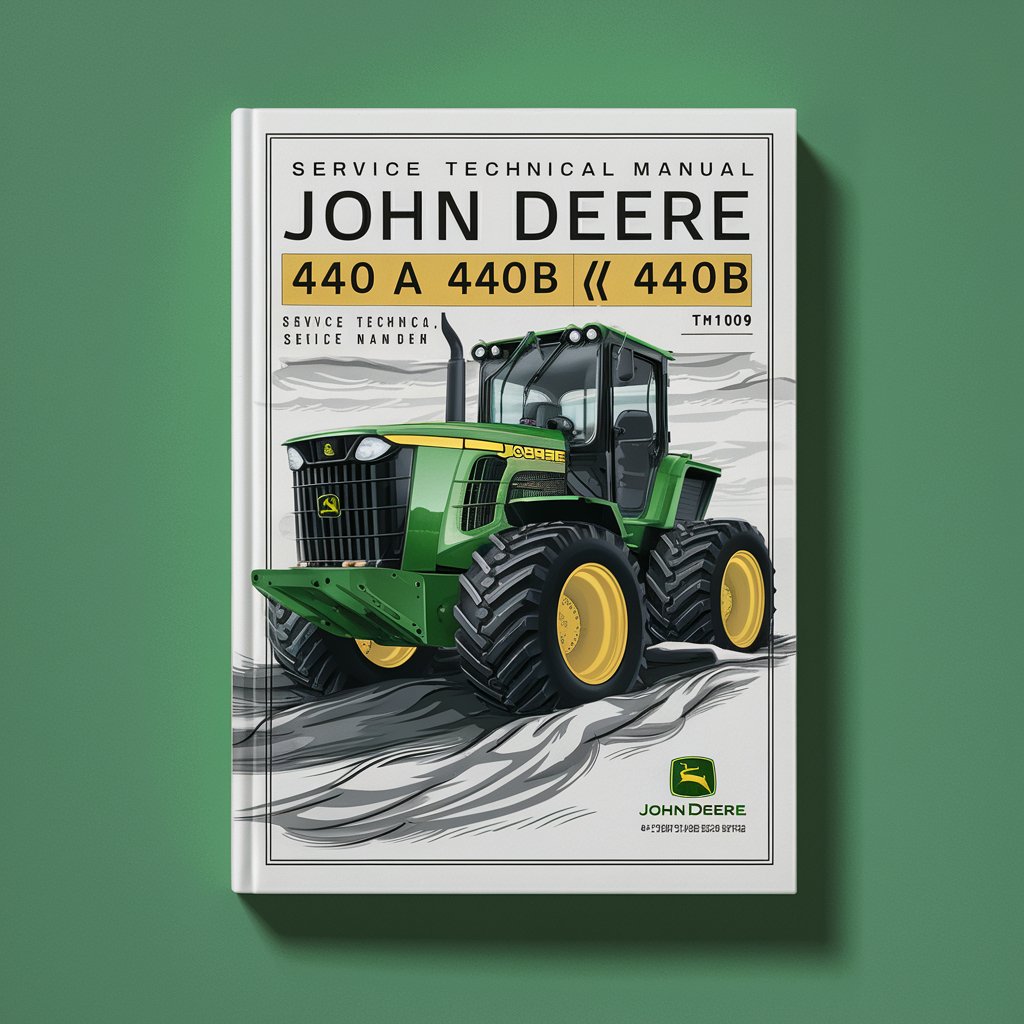 John Deere 440 440A 440B Skidders Service Technical Manual(TM1009)